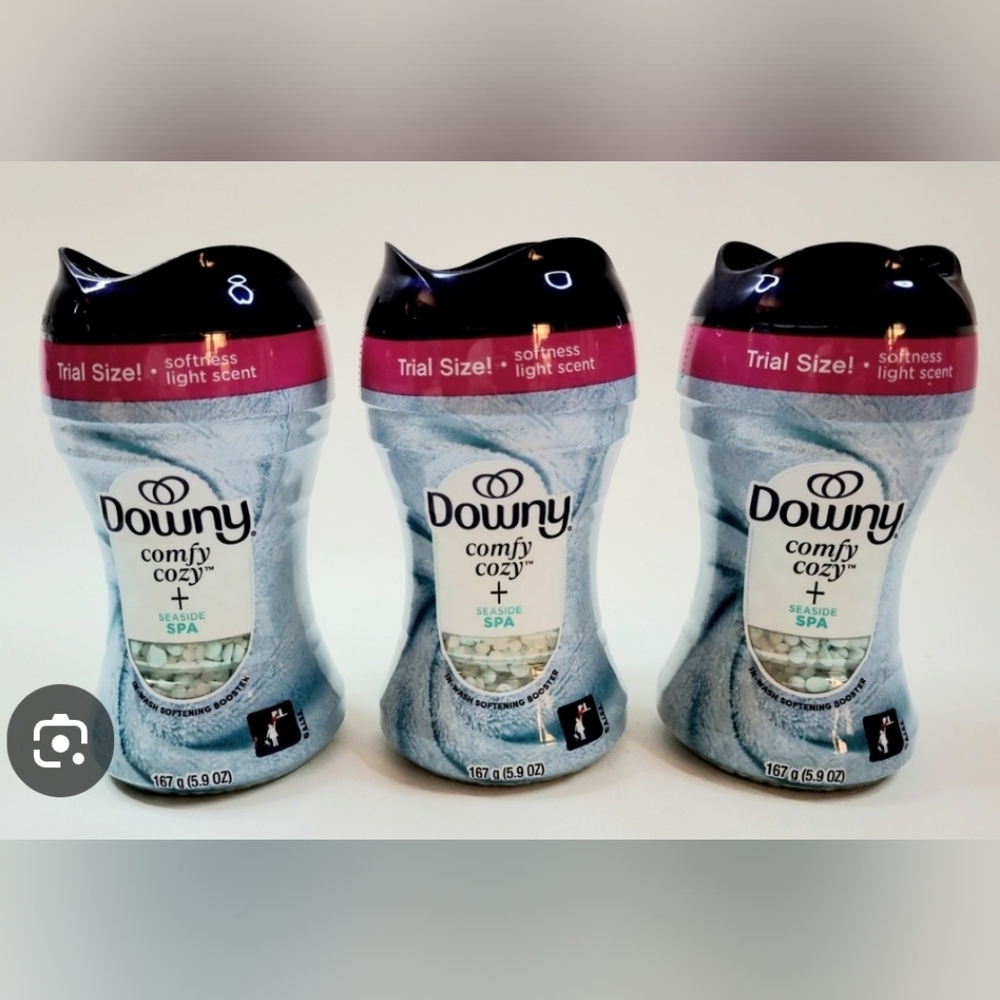 Downy Comfy Cozy In-Wash Laundry Scent Booster Seaside Spa 3-pack Trial Size